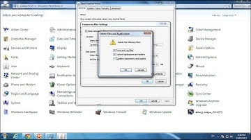 How to Delete Java Cache in Windows 7