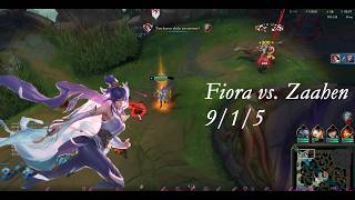 Fiora vs. Zaahen — Ascended State of Mind