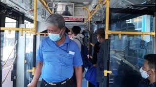 Onboard Zhong Tong Bus LCK6180GC Transjakarta Koridor 1 Full Trip (Kota - Blok M)