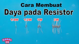 Teori Resistor Menghitung Daya nilai besar resistor fungsi cara kerja