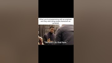 When Programmers Use Single Letter Variables 😂 | Coding Meme Shorts