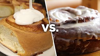 Restaurant Vs. Homemade Giant Cinnamon Roll