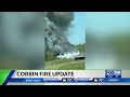 1 firefighter injured as crews battle Corbin fire