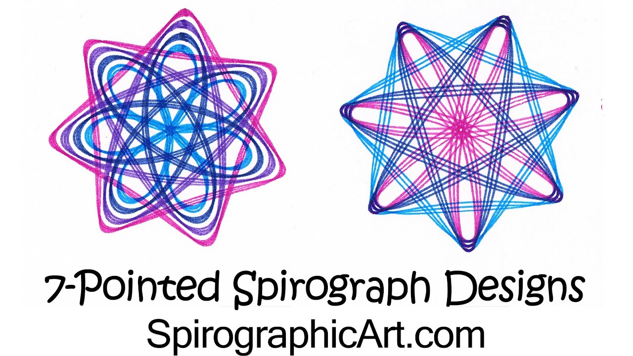 How-To Spirograph: 7-Pointed Designs 