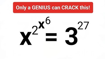 You literally are a genius if you can solve this! #fastandeasymaths #mathematics #findx #indices