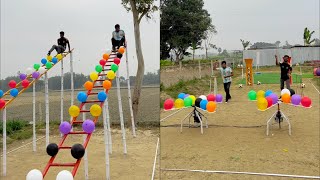 Argentina VS Germany Who Can Pop the Balloons the Fastest?