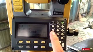 TUTORIAL TOPCON GM 5O. TOPBASIC. TOPOGRAPHI