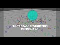 Quick Tip: Multi-stage destruction in Cinema 4D (Using Voronoi Fracture with Connectors)