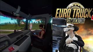 🚛 ETS2: Pure Idylle &amp; ein Verrückter! - Oculus Quest 2/ Shadow-Cloud-PC