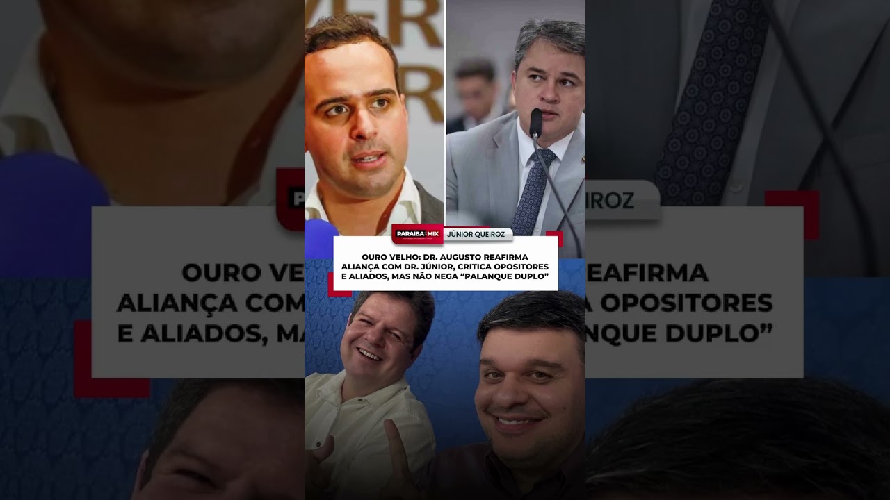DR. AUGUSTO REAFIRMA ALIANÇA COM DR. JÚNIOR, CRITICA OPOSITORES E ALIADOS, NÃO NEGA "PALANQUE DUPLO"