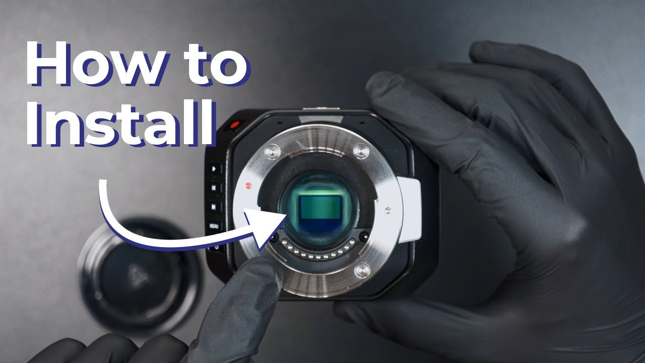How To Replace Blackmagic Micro Cinema Camera UV/IR Cut Filter To