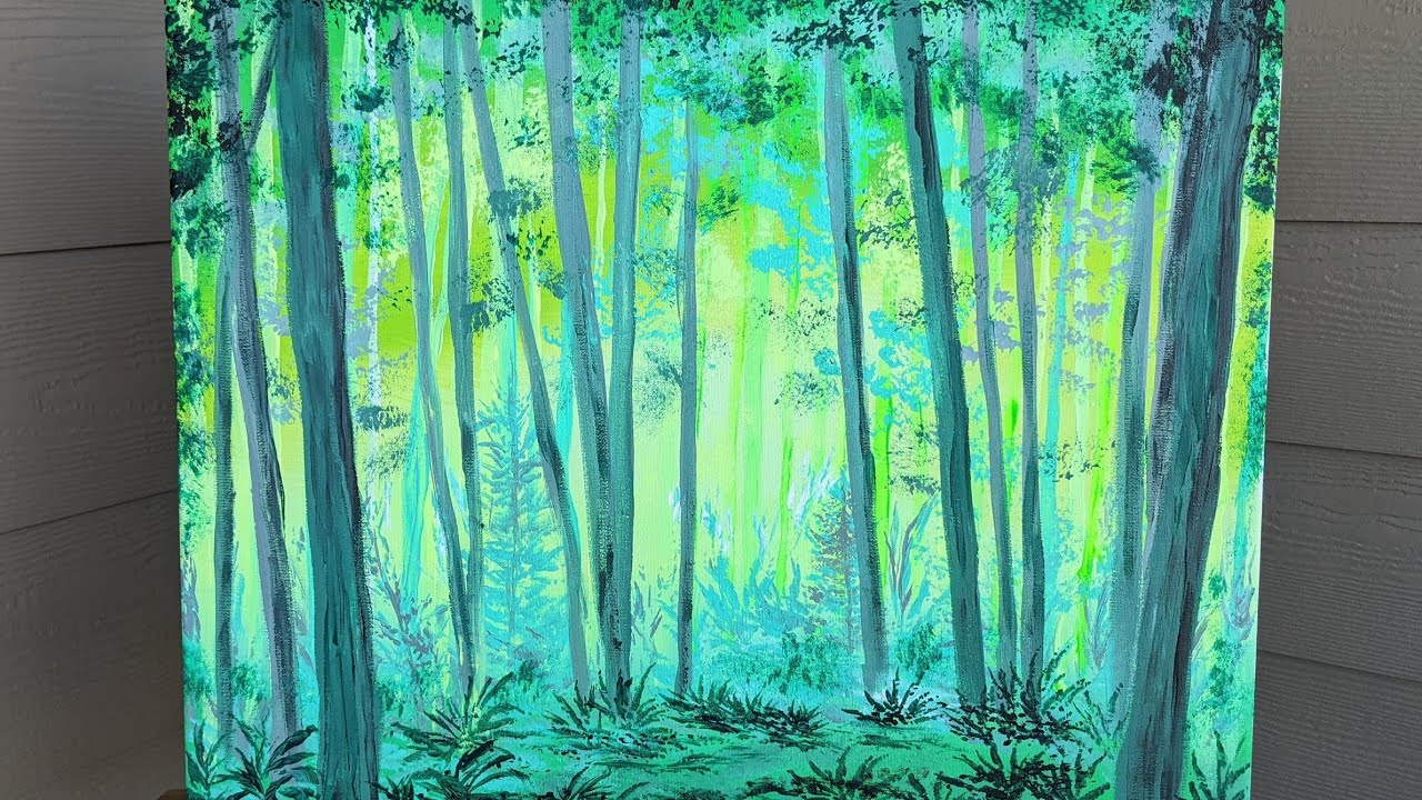 Misty Jungle | Caroline Annabel Art