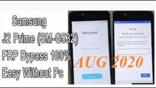 Samsung J2 prime SM-G532G FRP bypass 2020 talkback not working solution without pc