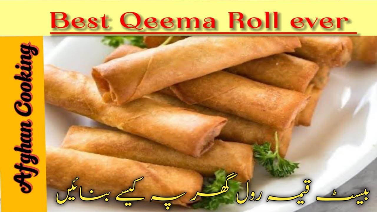 Qeema Rool How to make Qeema roll at home | - YouTube