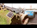 Simple Solar Setup For £40... Lost In Europe //269