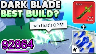 Dark Blade CAN BE The BEST PvP Build To BOUNTY HUNT... (Blox Fruits)