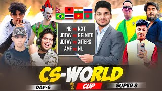 CS WORLD CUP 🏆 " SUPER 8 " DAY-5 🥵 FT- NG, NXT, NL, AMF, BRAZIL, RU #nonstopgaming -free fire live screenshot 5