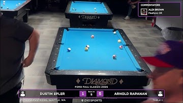 DUSTIN EPLER vs ARNOLD RAPANAN - #STICKGAMESTRONG - TABLE 1 | EvoSports