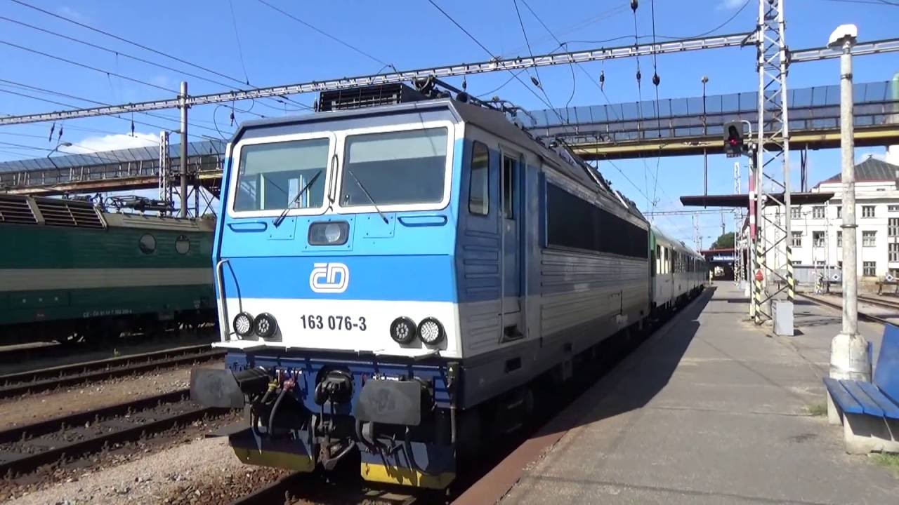 Vlaky Hradec Králové hlavní nádraží 24.8.2016