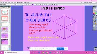 Wednesday- Lesson 9 (Partitioning Shapes)