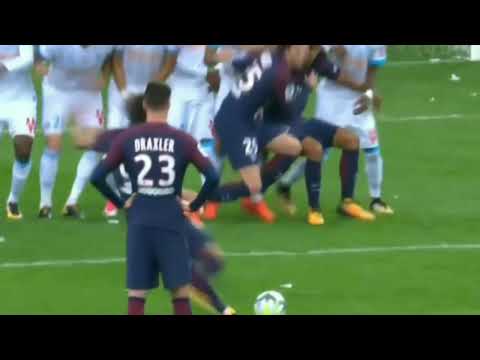 Olha só o Golaço do Cavani de Falta - Olympique x PSG.