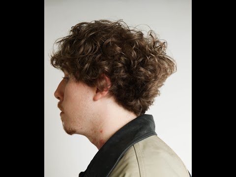 How to cut a curly mens modern bowl cut tutorial