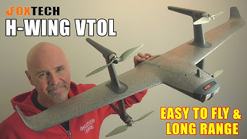 INNOVATIVE !!! H-WING/SWAN-K1 VTOL: EASY TO FLY & LONG RANGE RC AERIAL VIDEO SOLUTION | FOXTECH FPV