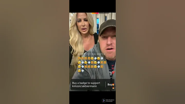 Kim zolciak Biermann & her husband on live..