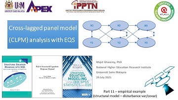 11- Cross-lagged panel model (CLPM) analysis with EQS - part 11 of 11