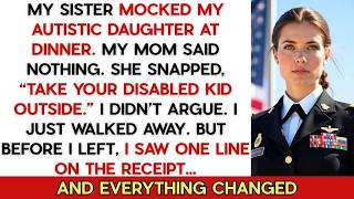 My Sister Mocked My Autistic Daughter — My Intel Unit Broadcasted Her Deepest Secret. Net Worth