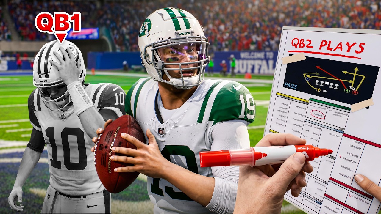 I was forced to play the 3rd String QB... Madden 27 Jets Franchise