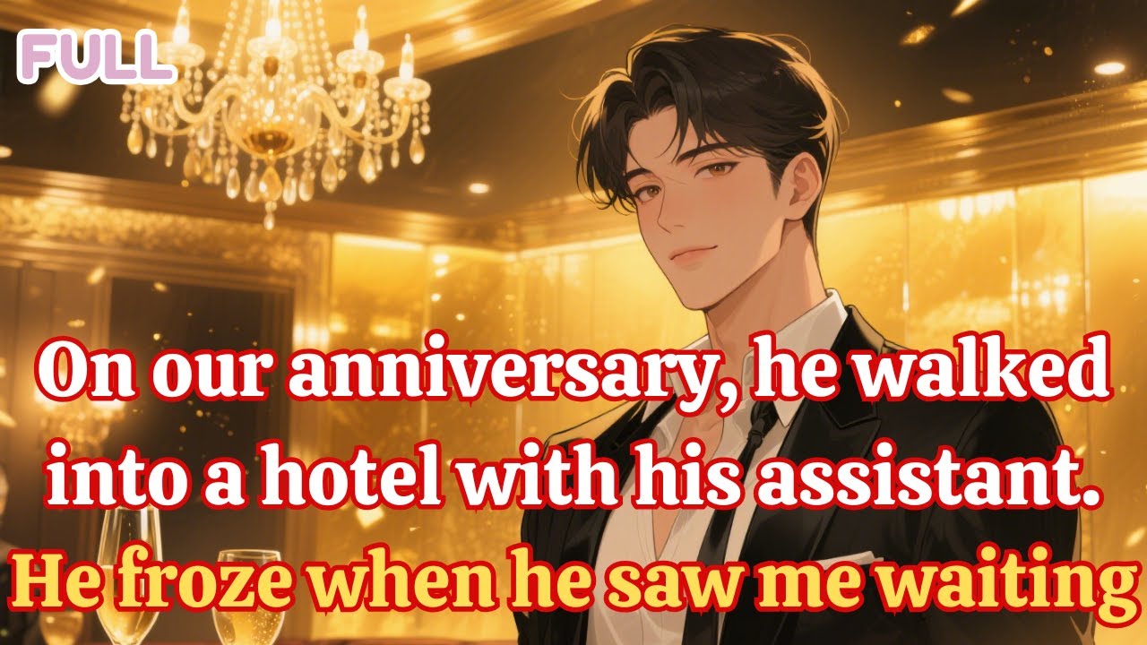 On our anniversary, he walked into a hotel with his assistant  He froze when he saw me waiting...