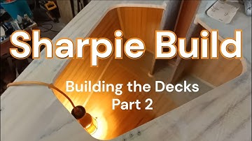Sharpie Trailer Yacht Design Build Sail: Deck Build out of Paulownia Timber Pt 2
