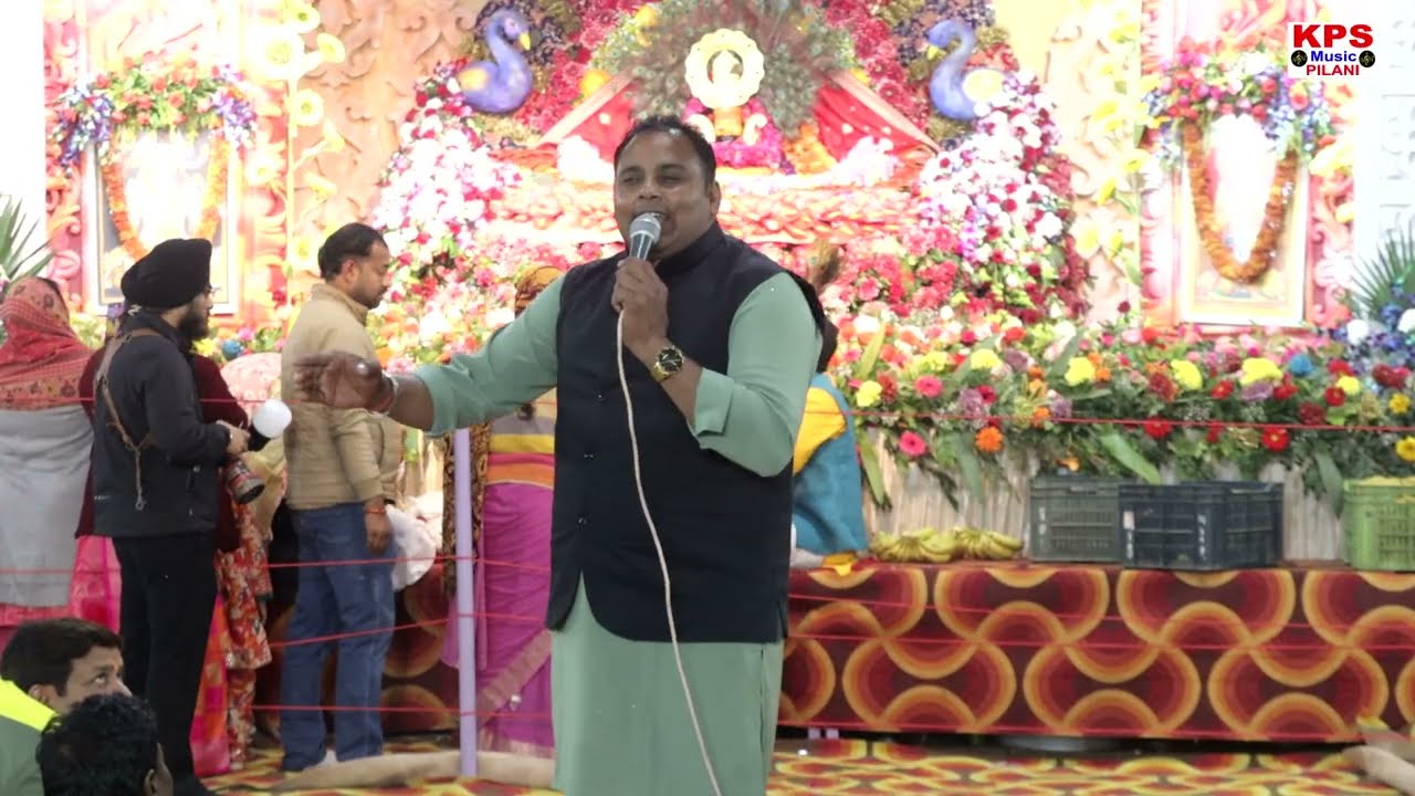 🙏 जब गूंजा “Mera Shyam Dhani” पूरा पंडाल झूम उठा 😍 | Mukesh Fauji Live Bhajan | KPS MUSIC 2026