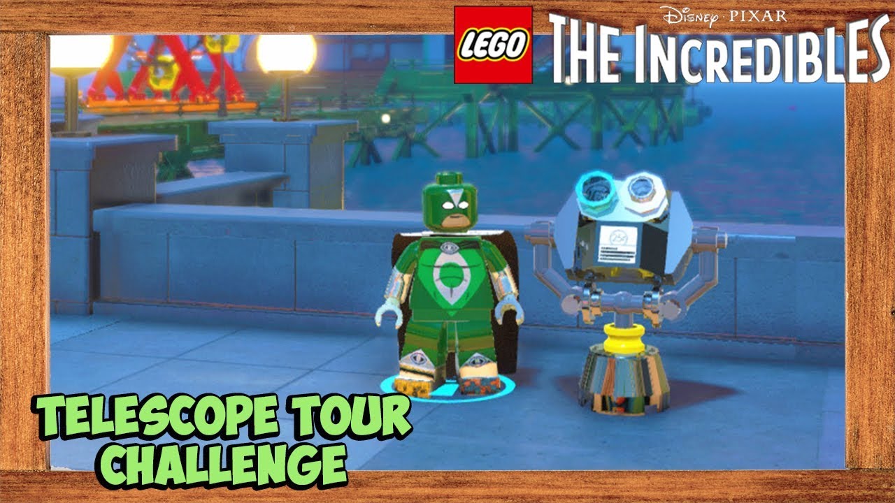 LEGO The Incredibles Telescope Tour Challenge (Hot Dog Guy Unlock