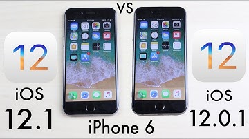 iPHONE 6: iOS 12.1 Vs iOS 12.0.1! (Speed Comparison) (Review)