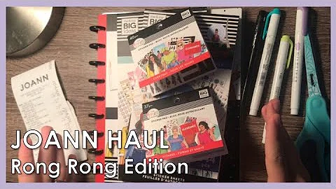 JOANN HAUL // Rongrong Collection by Happy Planner