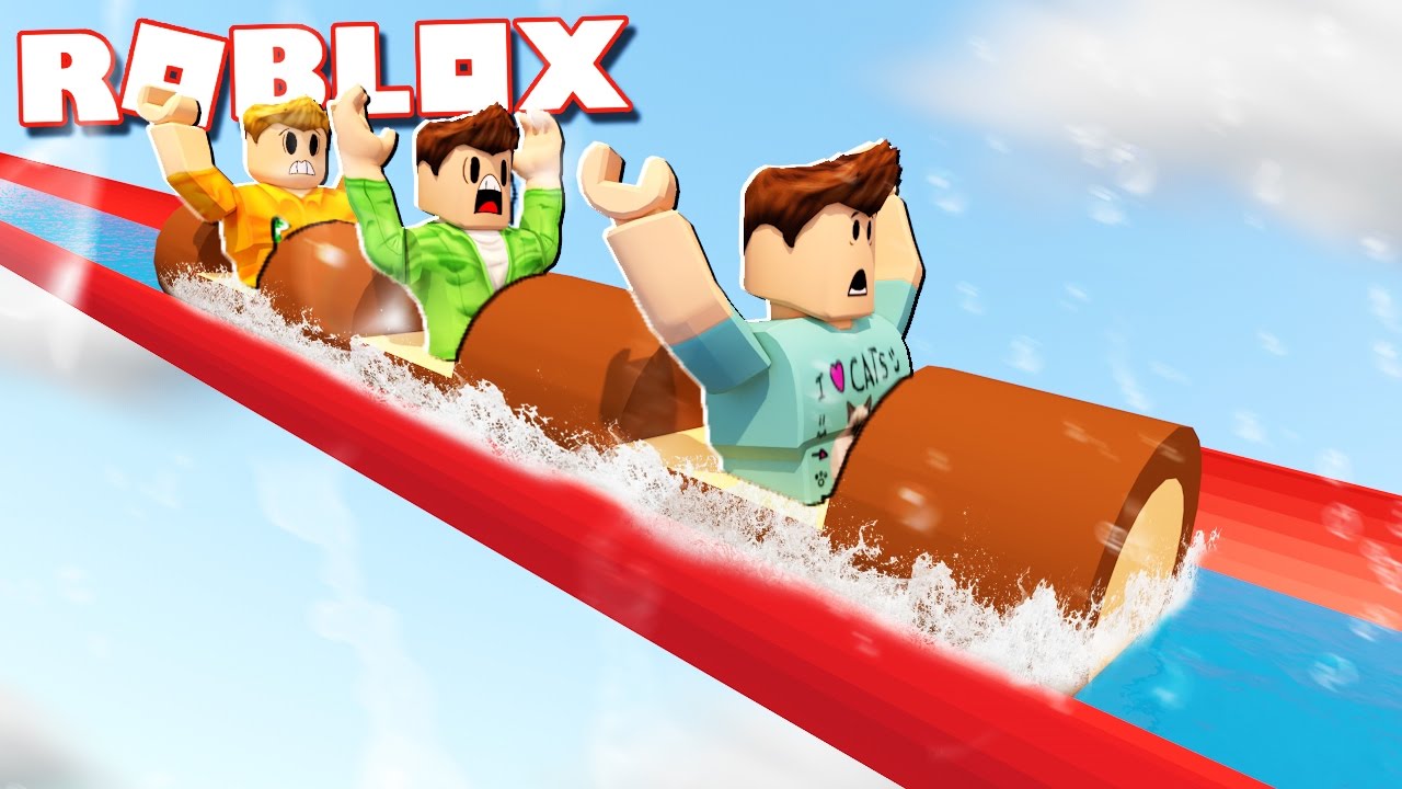 Roblox Adventures Realistic Log Water Ride In Roblox Log Ride World 2 0 Youtube - roblox fun ride