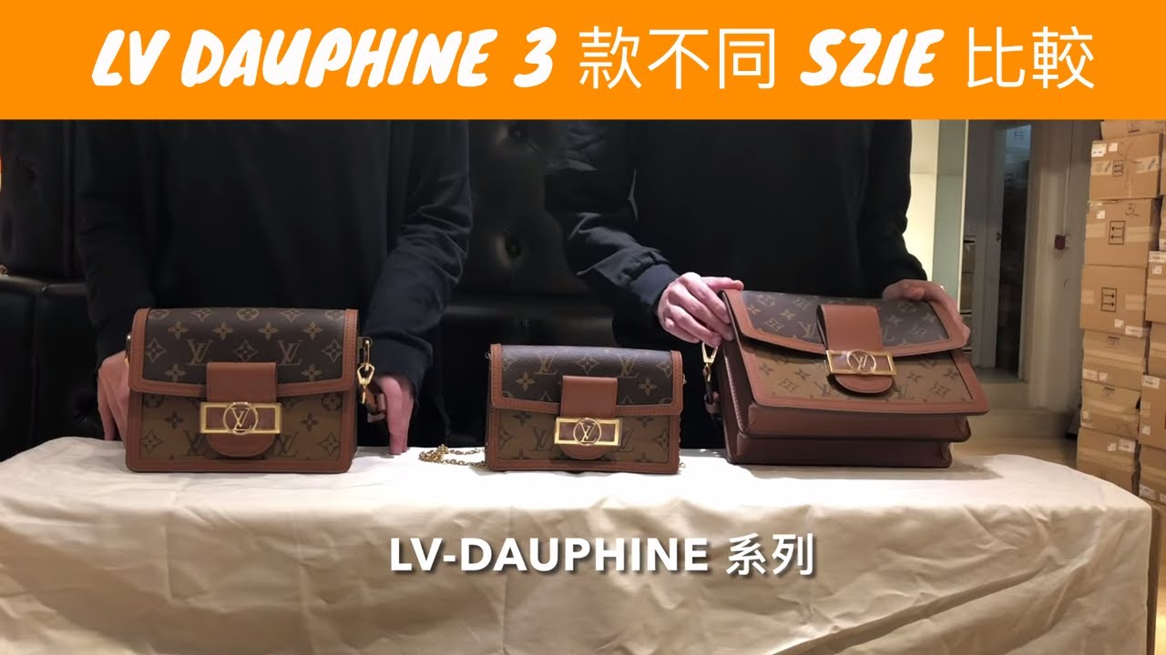 LV Louis Vuitton Dauphine 系列3 個Size 比拼分享