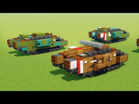 Minecraft Arsenal Update 12 Download Mark V Tank, Tiger II, Gripen, J-20