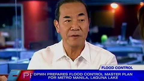 DPWH Sec. Singson talks about the flood control master plan