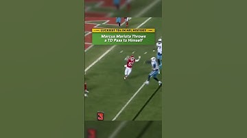 LUCKIEST TOUCHDOWNS in NFL History: Marcus Mariota Throws a TD Pass to himself