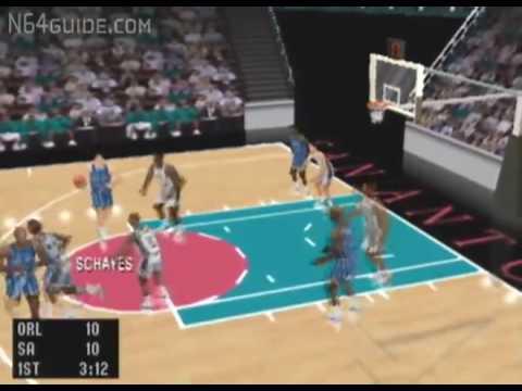 Kobe Bryant in NBA Courtside - N64 Gameplay