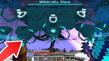 Witherzilla Storm ADDON in Minecraft | Bedrock Edition