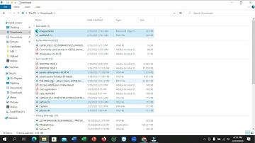 How to delete multiple files at once on laptop