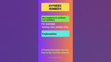 Hyphens Numbers shorts