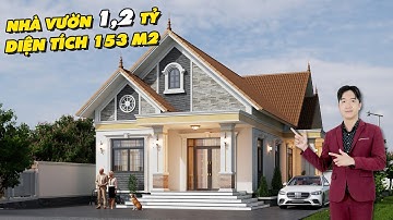 NHÀ VƯỜN cấp 4 MÁI THÁI chỉ 1,2 tỷ QUÁ RẺ mà ĐẸP do Maxhome thi công | MH02304