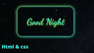 Good Night html & css screenshot 3