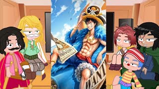 👒 Old Era react to future, Luffy, AMV, ... 👒 Gacha Club 👒 One Piece react Compilation 👒