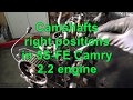 Camshafts right positions in 5S-FE Toyota Camry 2.2